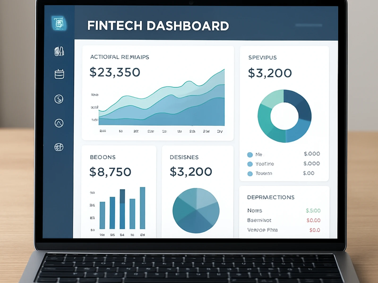 FinTech dashboard redesign